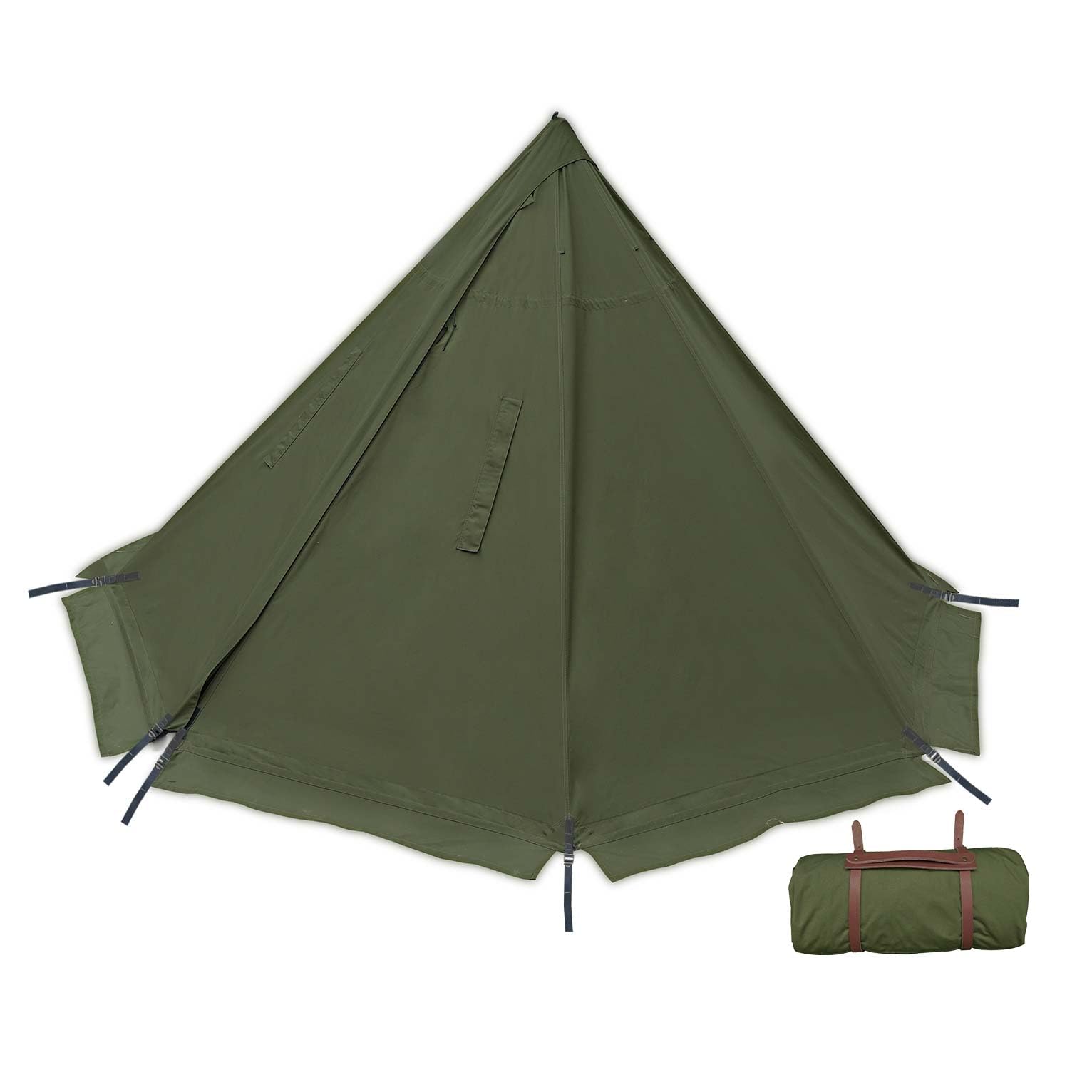 Amazon | YAJIN CRAFT 軍幕テント グリーン色 ワンポールテント ポリ