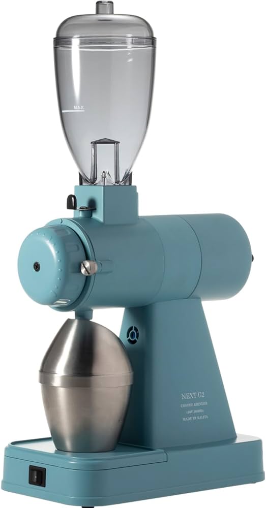 Amazon.com: Kalita Next G2 Coffee Grinder, Aqua Blue, Measuring
