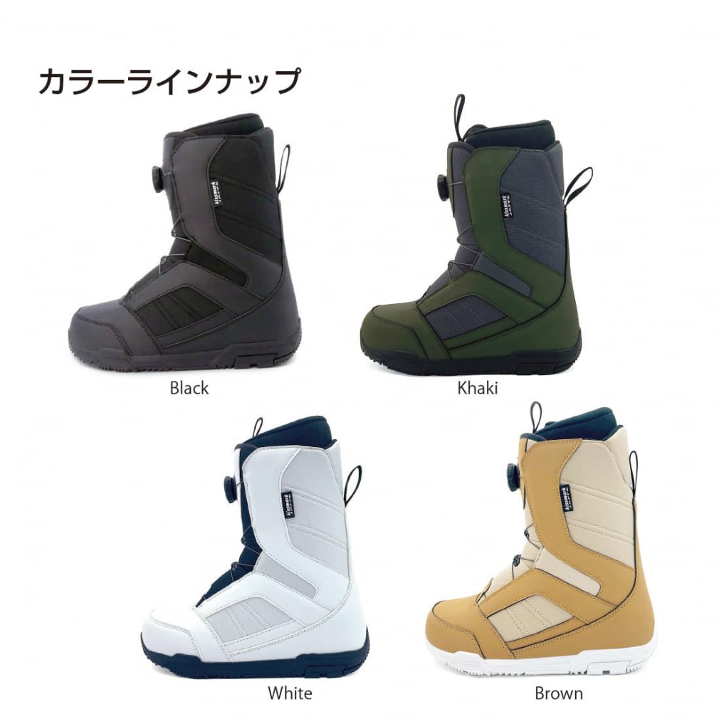 Amazon | kissmark(キスマーク) スノーボード ブーツ KM ジャフィ BK