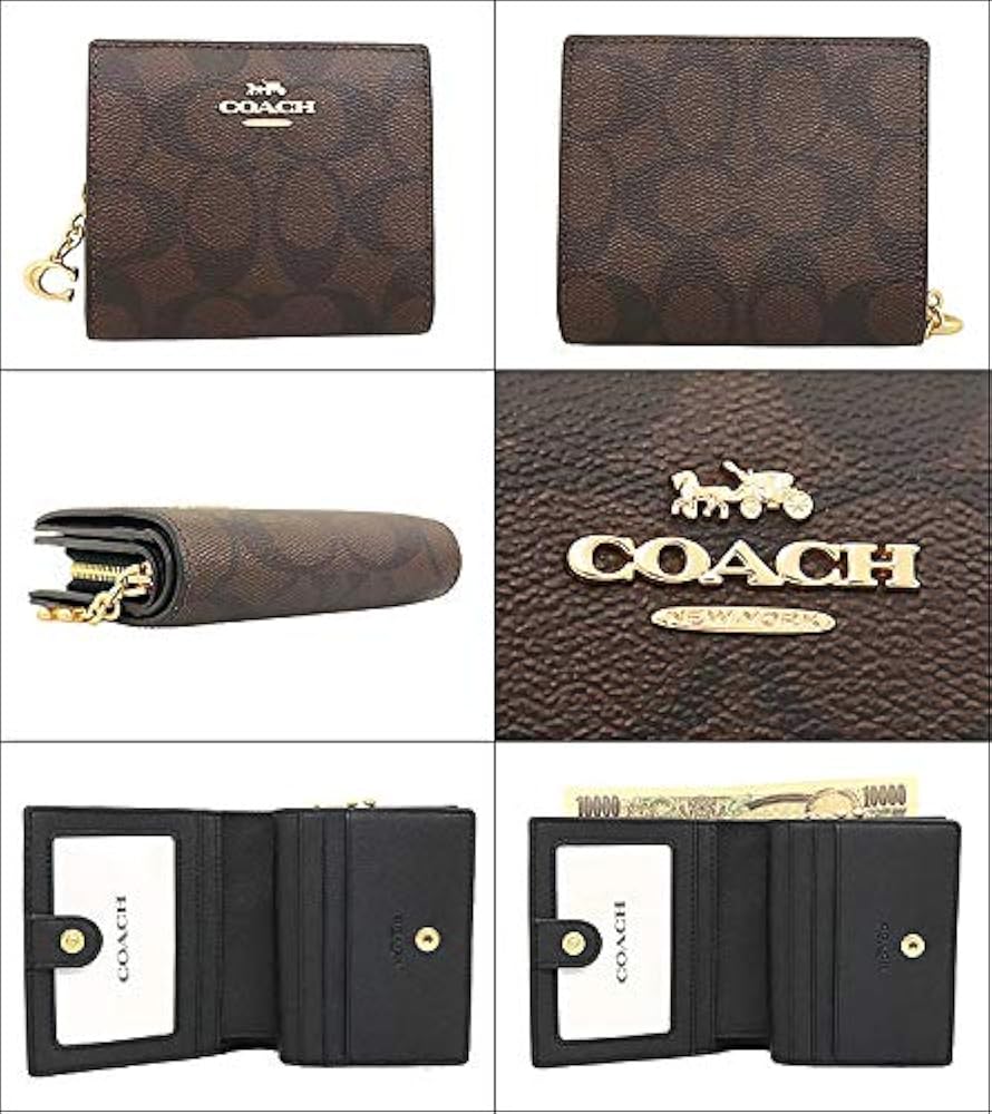 Amazon | [コーチ] 財布(二つ折り財布) FC3309 C3309 ブラウン