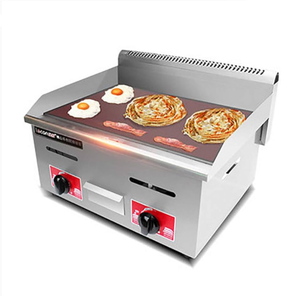 Amazon｜業務用ガス鉄板 イカ焼き機 鉄板焼き器 スフレ パンケーキ