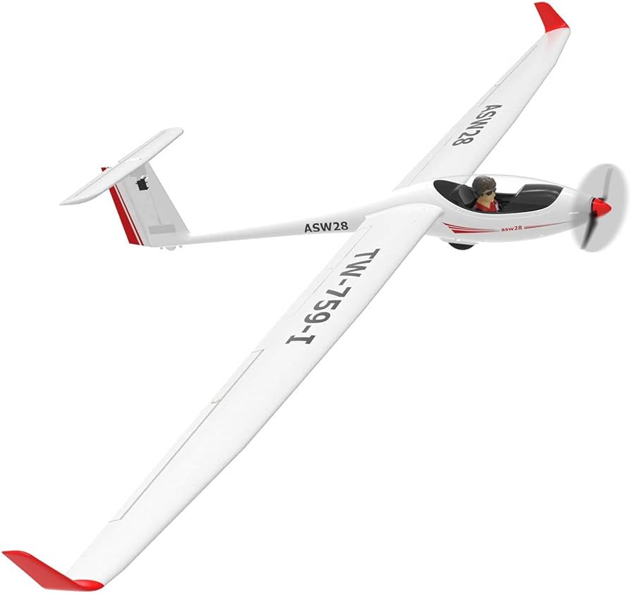 QIYHBVR RC Glider Airplane Electric RC Sailplane 102.4in Wingspan