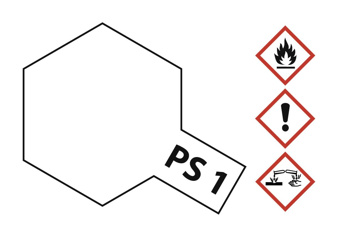 Amazon | タミヤ ポリカーボネートスプレー No.01 PS-1 ホワイト 86001