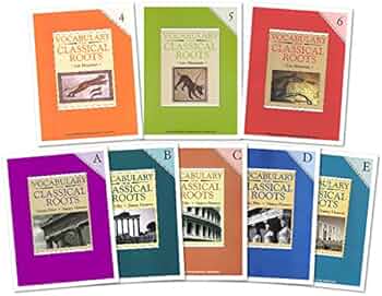 Vocabulary from Classical Roots Complete 8 Books SET - Book 4, 5
