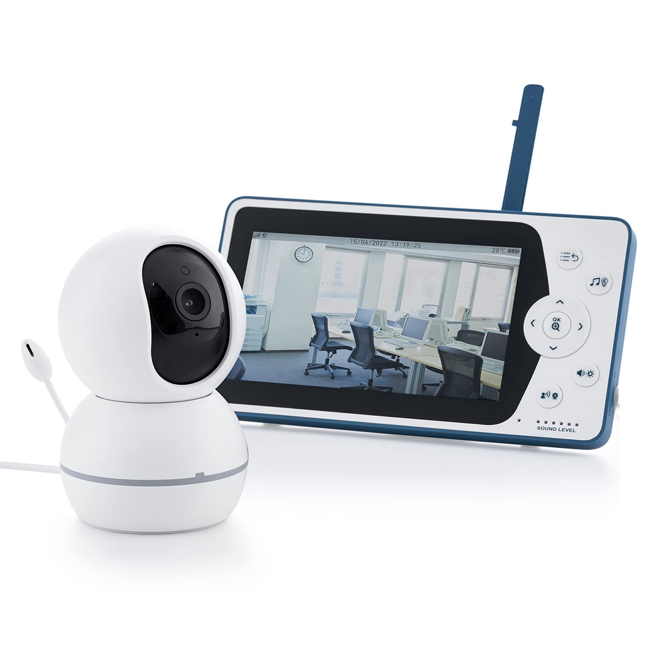 Amazon.co.jp: サンワダイレクト 見守りカメラ モニター付き 監視