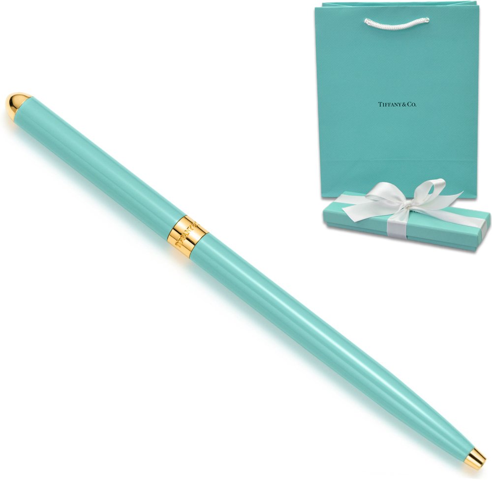 Amazon | TIFFANY ティファニー 正規品 ボールペン 10494397 ブルー