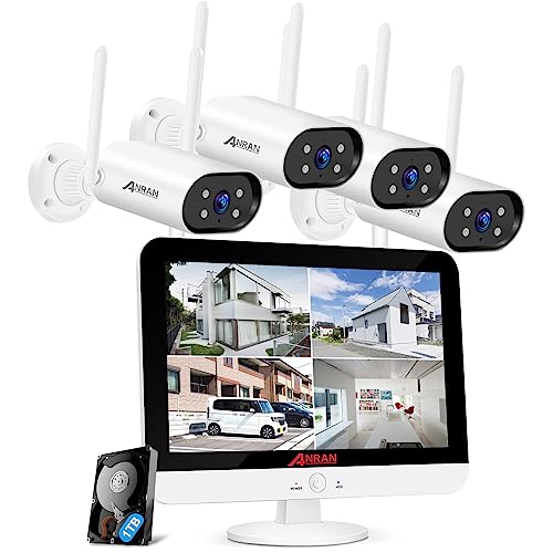 Amazon.co.jp: 【500万画素・13インチ液晶モニター搭載】ANRAN 防犯