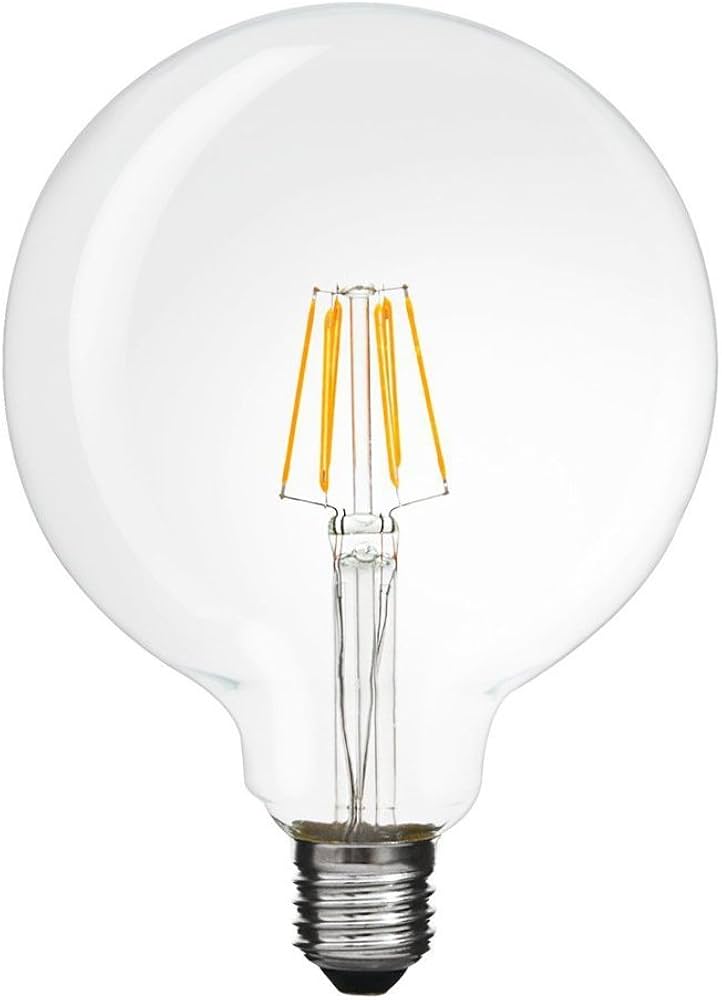 Amazon.co.jp : エジソン電球 LED クリア電球 G125 フィラメント型