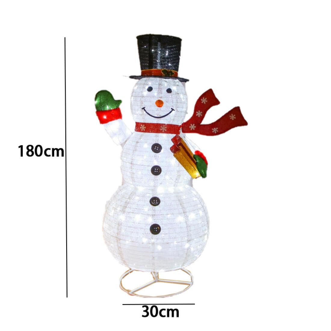 Amazon.co.jp: Ecrisdoo 雪だるま スノーマン モチーフライト サンタ