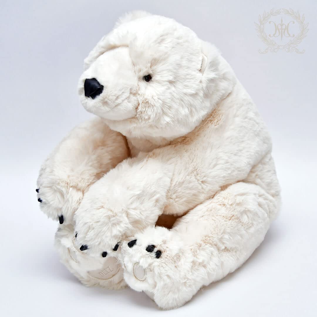 Amazon.co.jp: DITZ(ディッツ)フラッフィハグポーラーベア/バニラ 白