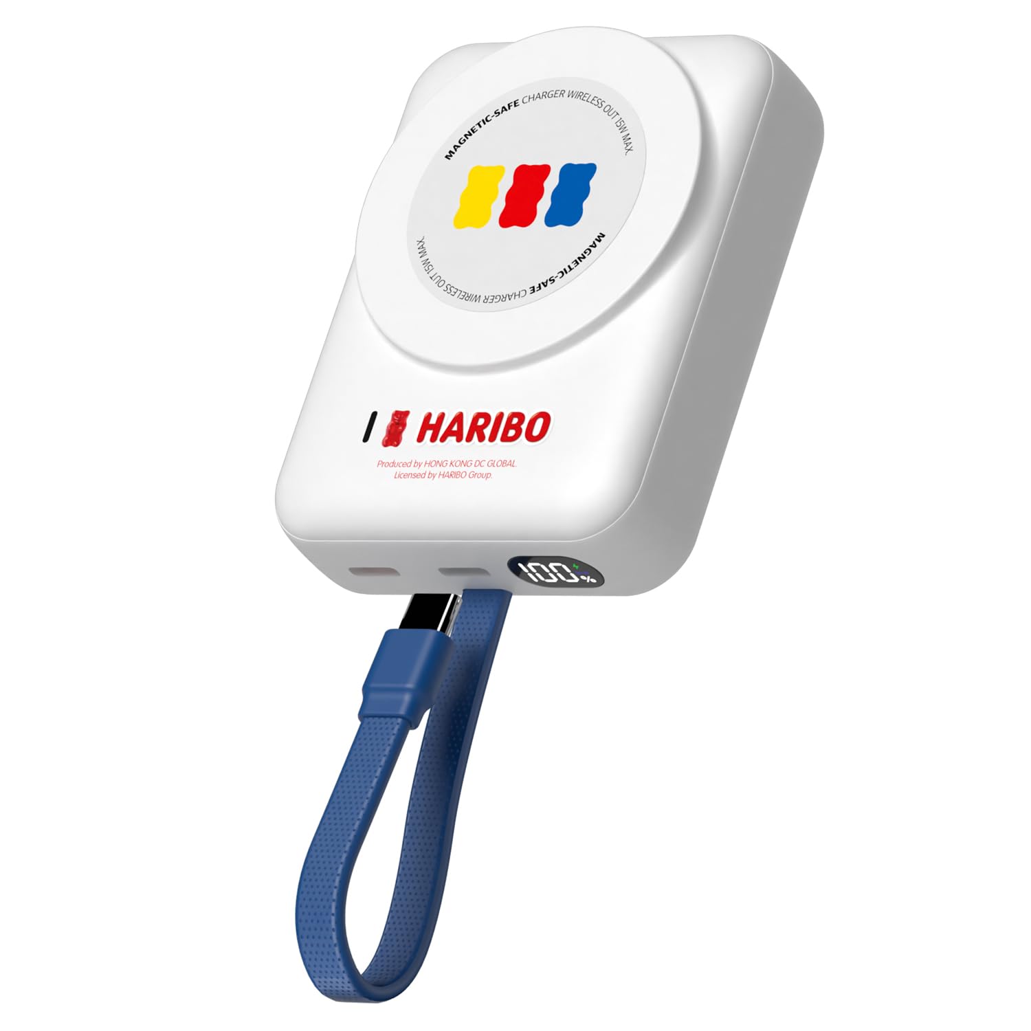 Amazon | Haribo ミニモバイルバッテリー 10000mAh（ワイヤレス