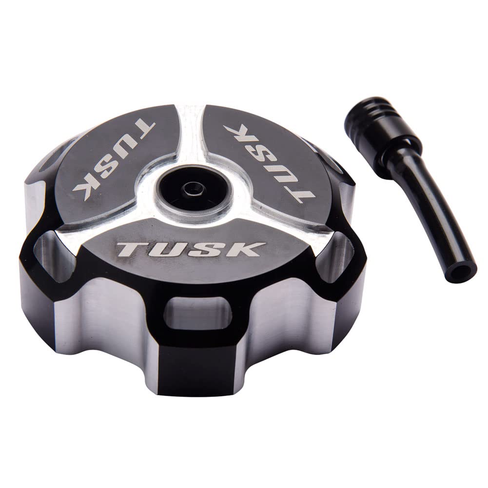 Amazon.com: Tusk Billet Aluminum Gas Cap Black Machined Compatible
