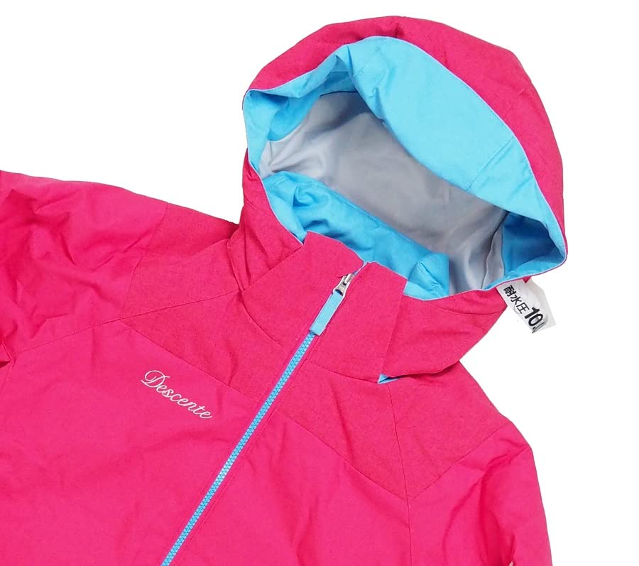 DESCENTE デサント 子供用スキーウェア上下セット 水色×ピンク