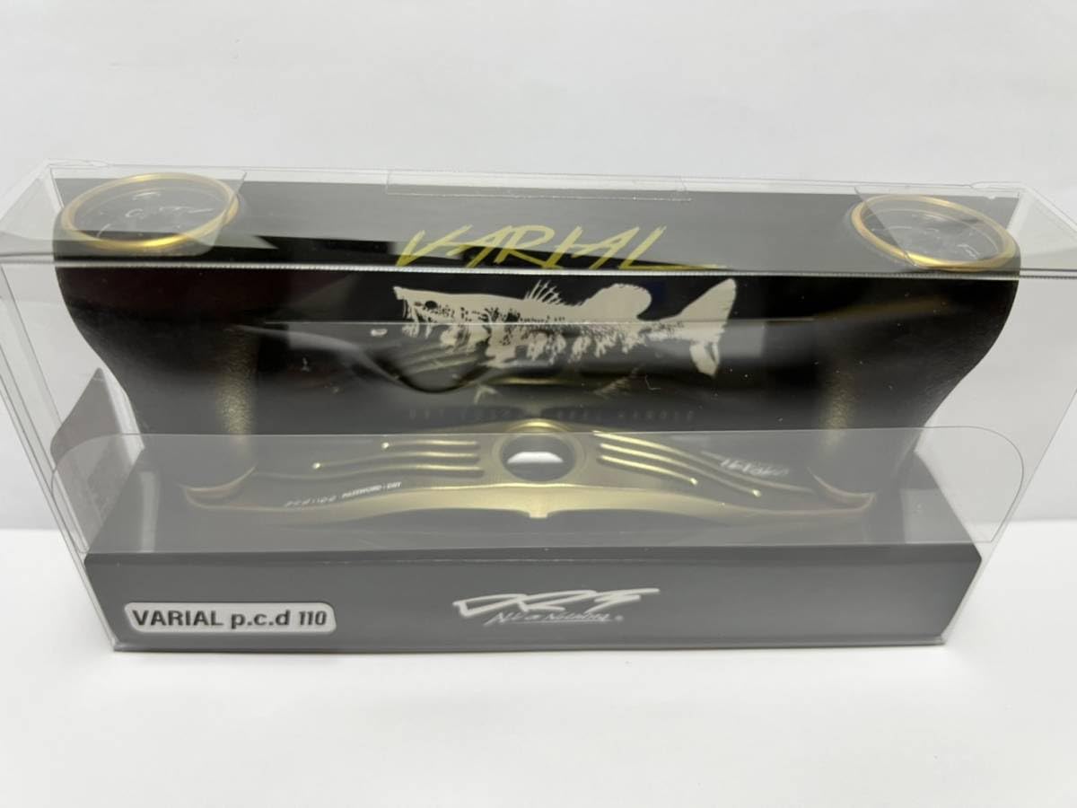 DRTバリアルハンドル110 GOLD mk3rim センターナット付きシマノ右