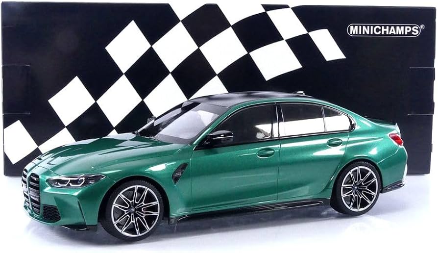 Amazon.com: Minichamps 1:18 BMW M3-2020 - Green : Arts, Crafts