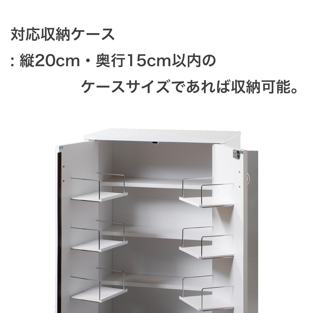 Amazon.co.jp: 鍵付収納名人 マルチタイプ(DVD・CD・コミック収納