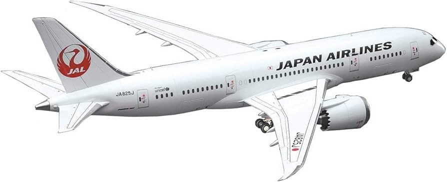 新品]Boeing 787-8 日本航空 1:200 おまけ シール付き Amazon.co.jp