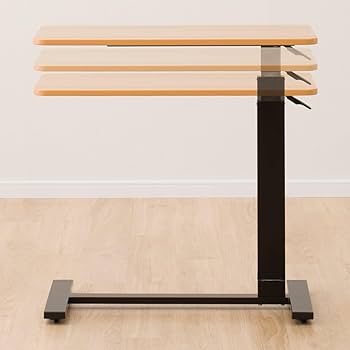 Amazon｜ニトリ(NITORI) 昇降テーブル JY03-02 LBR 2600286｜サイド