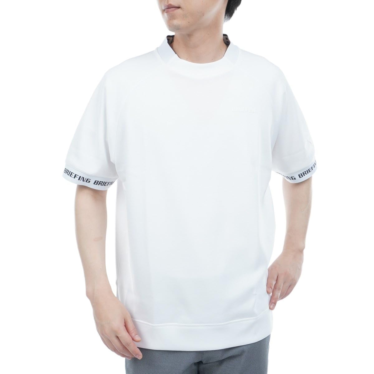 新品・タグ付き】BRIEFING メンズ モックネック 黒 L 新品・タグ付き