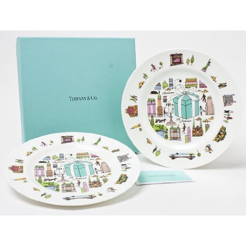 Amazon.co.jp: ティファニー 5thアベニュー ペア デザートプレート