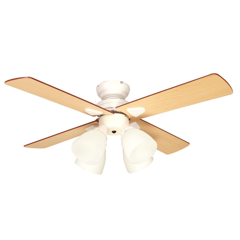 Amazon | plusmore(プラスモア) シーリングファン Windouble 4灯 BIG