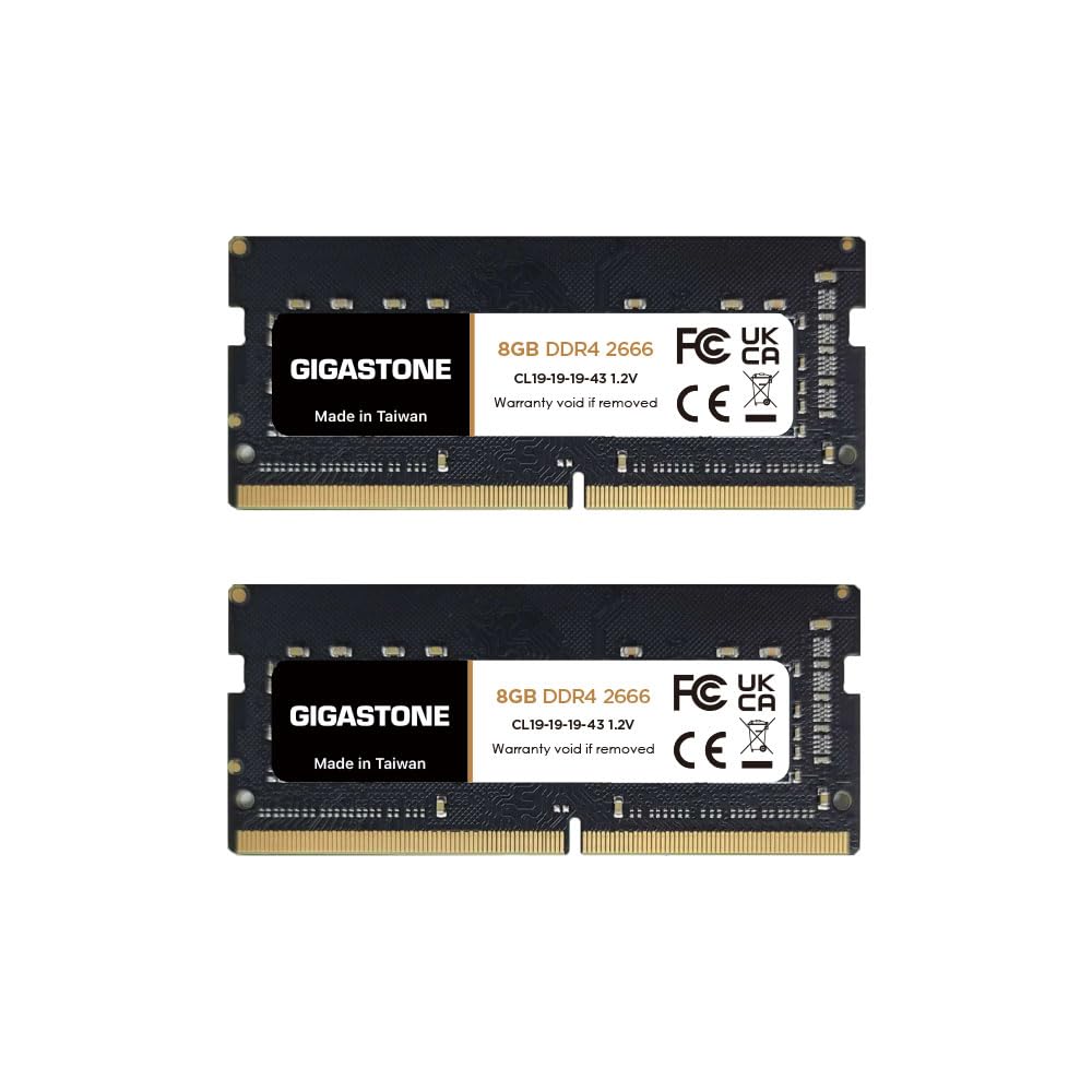 Amazon.co.jp: 【メモリ ノートパソコン専用 DDR4】 GIGASTONE 8GBx2枚