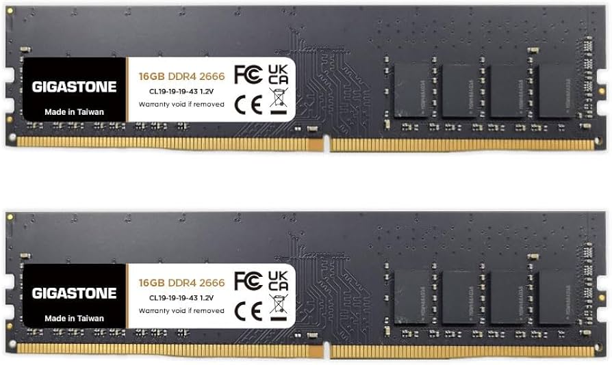 GIGASTONE 16GB×2（32GB) DDR4 メモリー 2つ Amazon.co.jp: 【メモリ