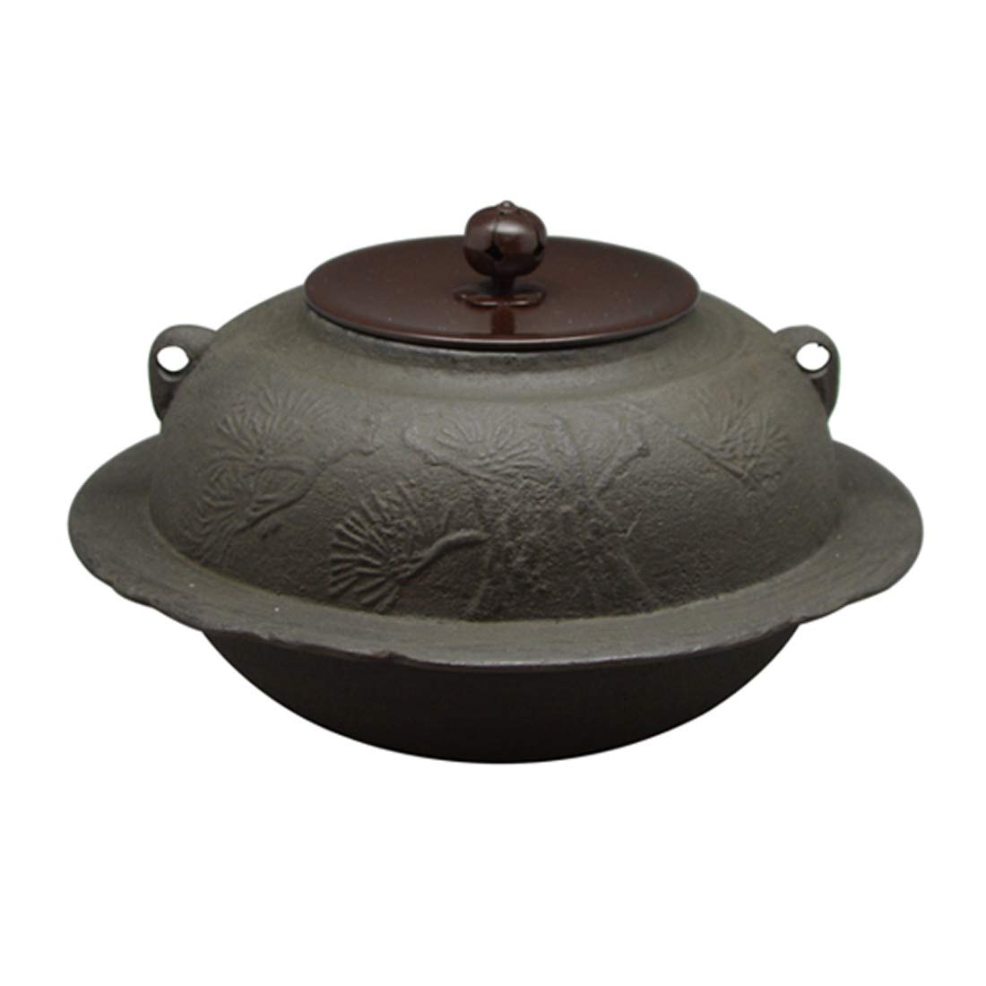 Amazon｜伊藤庄鋳造(Itousyouchuzou) 茶釜 茶色 サイズ:直径23.8x高さ