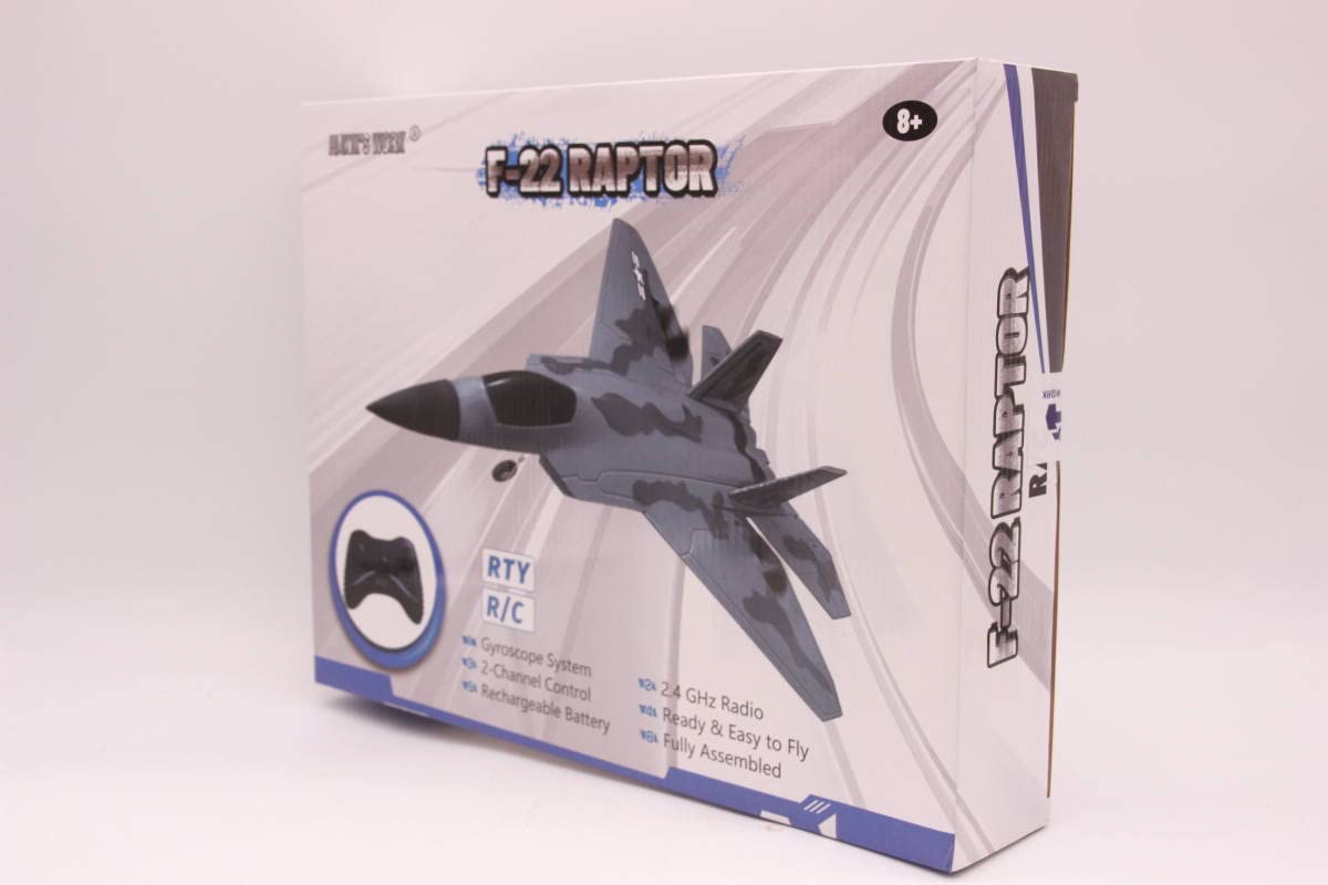 Amazon | HAWK'S WORK F-22 RAPTOR RC ラジコン 飛行機電動 フィギュア