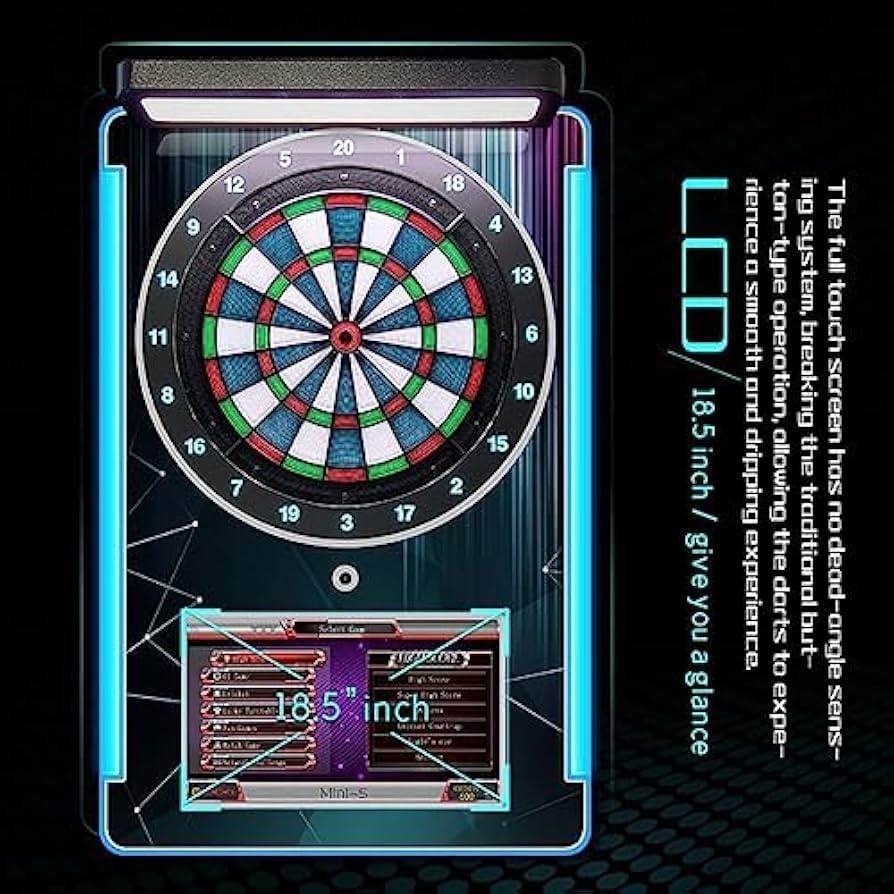 Amazon.co.jp: 電子ダーツボードセット、26ゲーム付き電動デジタル