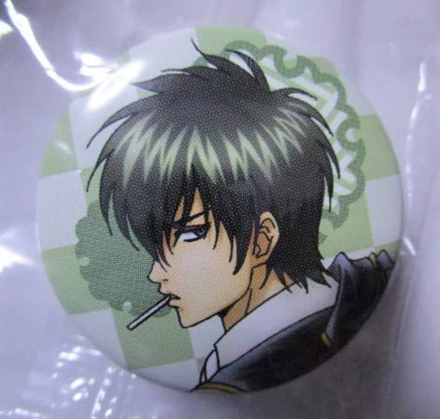 Amazon.co.jp: 銀魂 一番おみくじ 缶バッジ 35mm 土方十四郎 振り向き