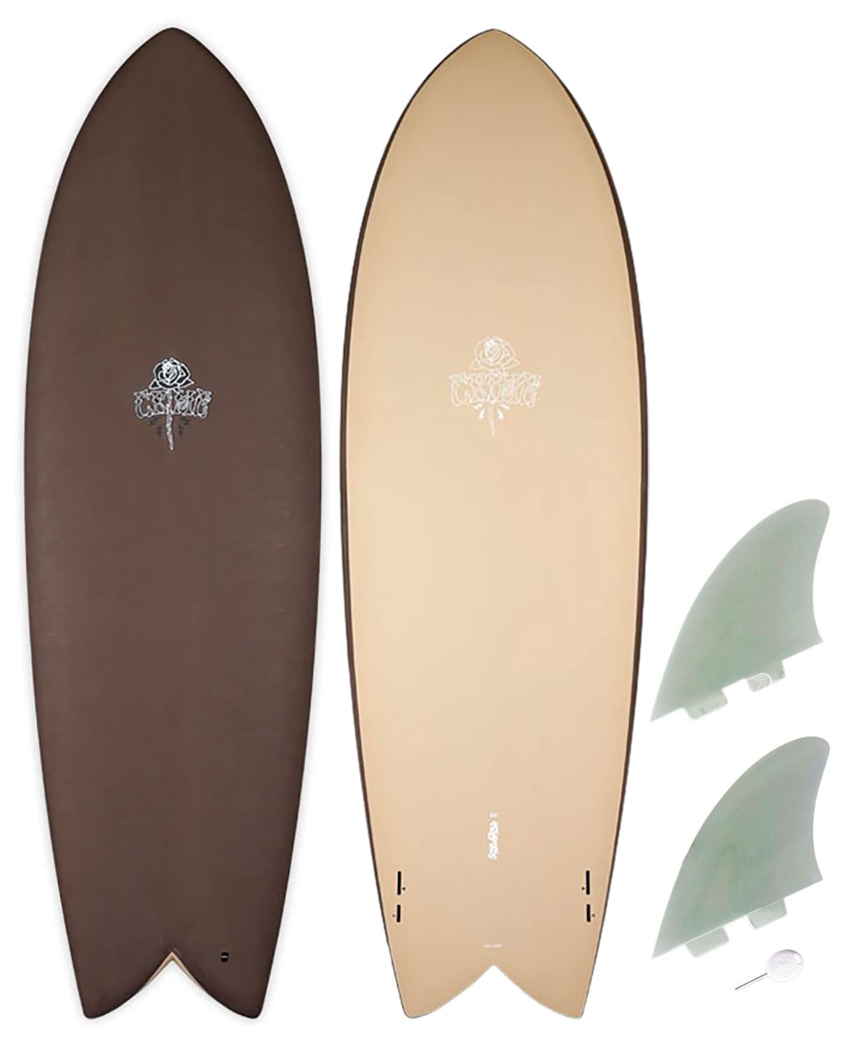 Amazon | CRIME クライム サーフボード キールフィッシュ 6.2 KEEL