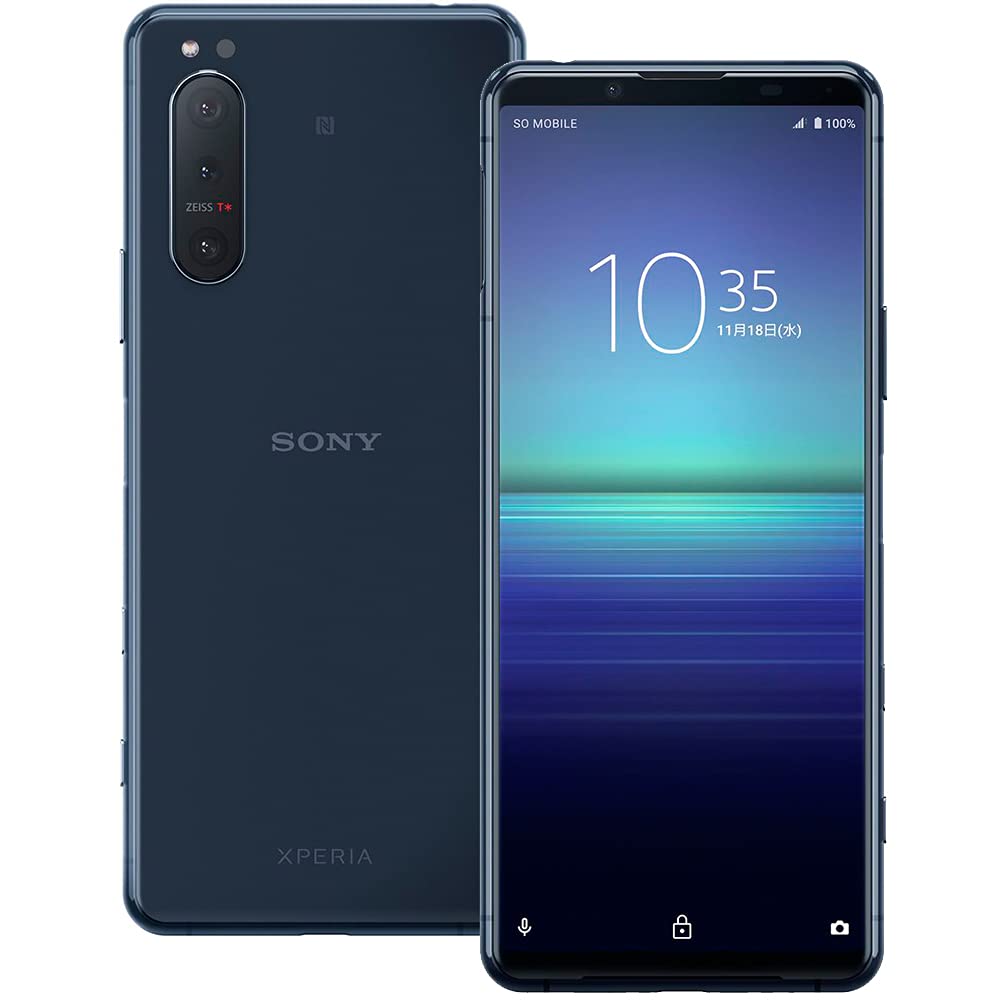 Amazon.co.jp: ソニー Xperia5II ブルー SIMフリースマホ XQ-AS42 L