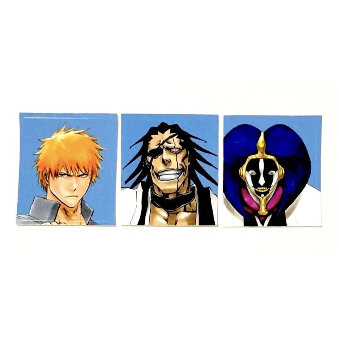 Amazon.co.jp: BLEACH 顔写真風ステッカー 黒崎一護 涅マユリ 更木剣八