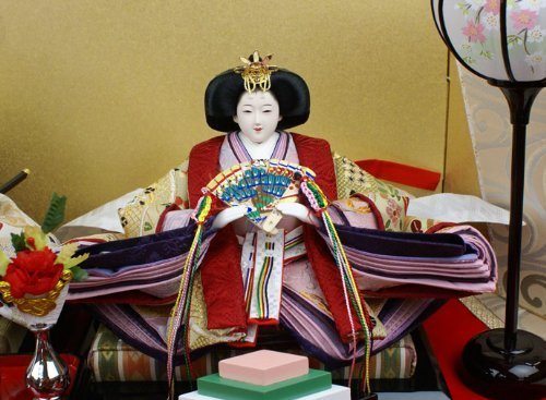 Amazon | 東玉 雛人形 三段飾り 「優雅雛」 衣装着 十二単 五人飾り