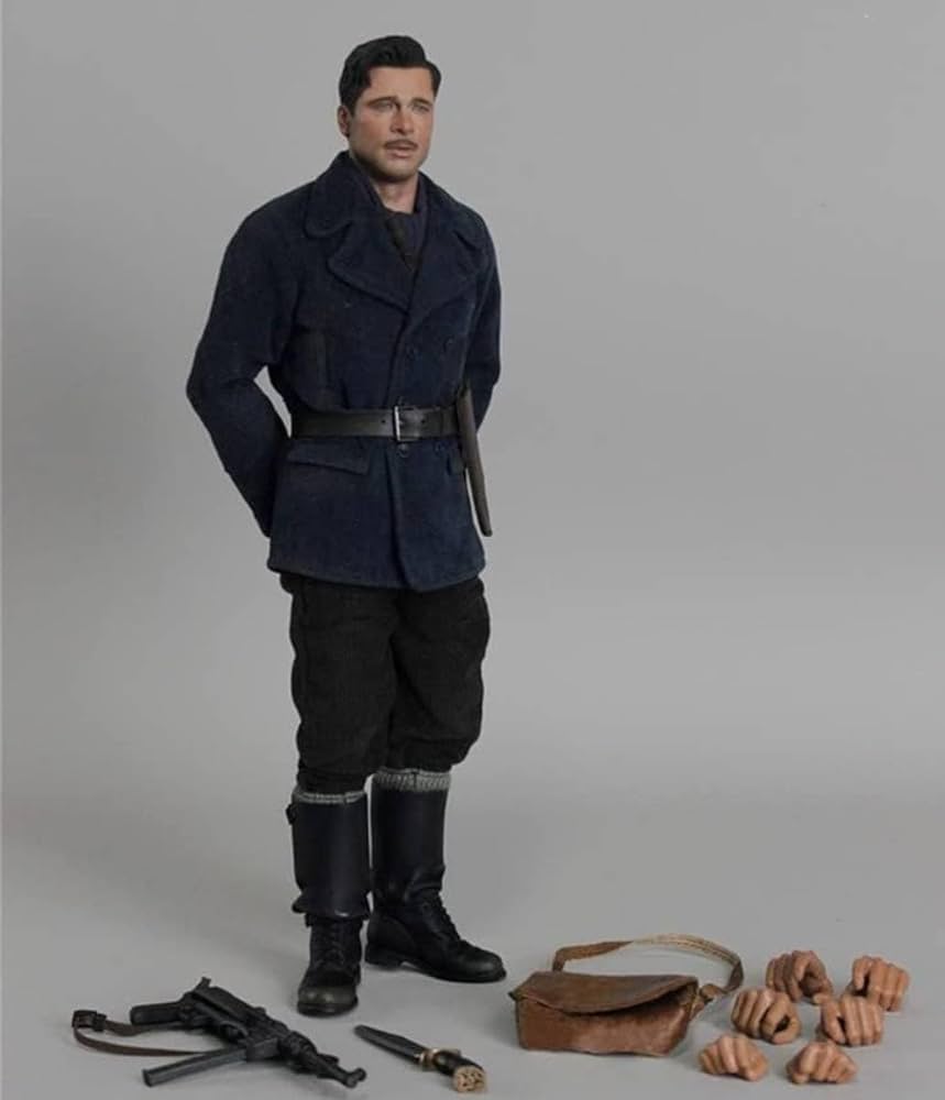 Amazon | 1/6 ブラッド・ピット アクションフィギュア イングロリアス
