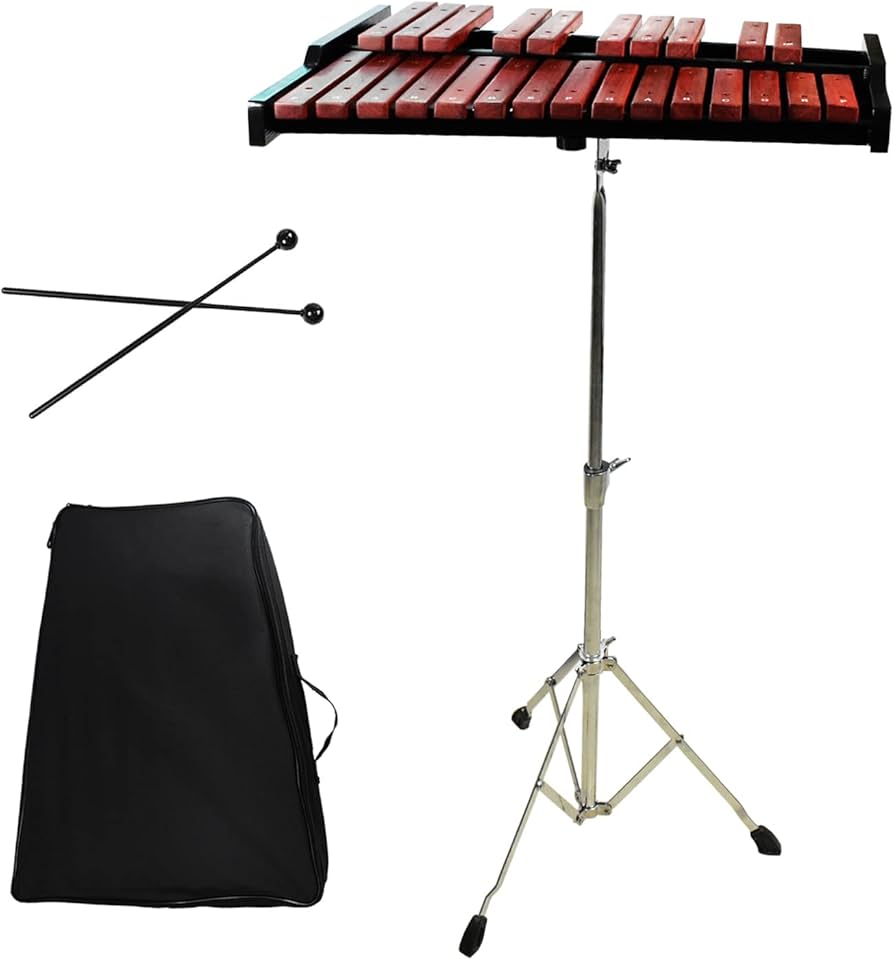 Amazon | Enhong 25音 木琴 卓上木琴 パーカッション 2本マレット付き