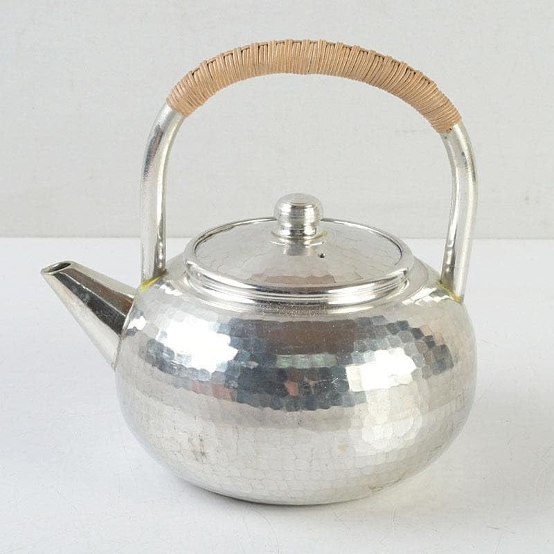 煎茶道具 京屋 本錫製 湯沸 やかん 共箱 M 9385 煎茶道具 京屋