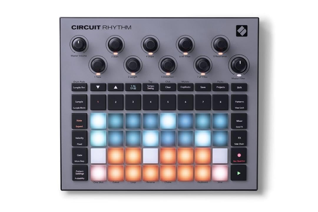 Amazon.com: Novation Circuit Rhythm: Sampler and groovebox with