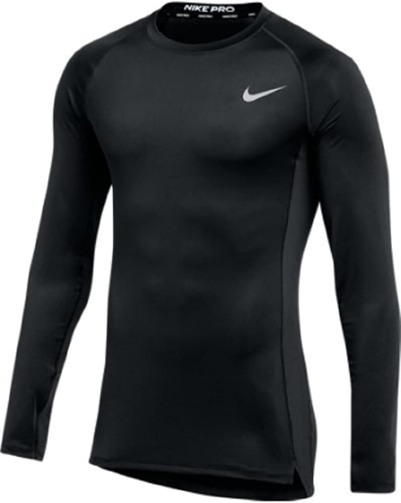Amazon.com: Nike Mens Pro Fitted Long Sleeve Training Tee (Small