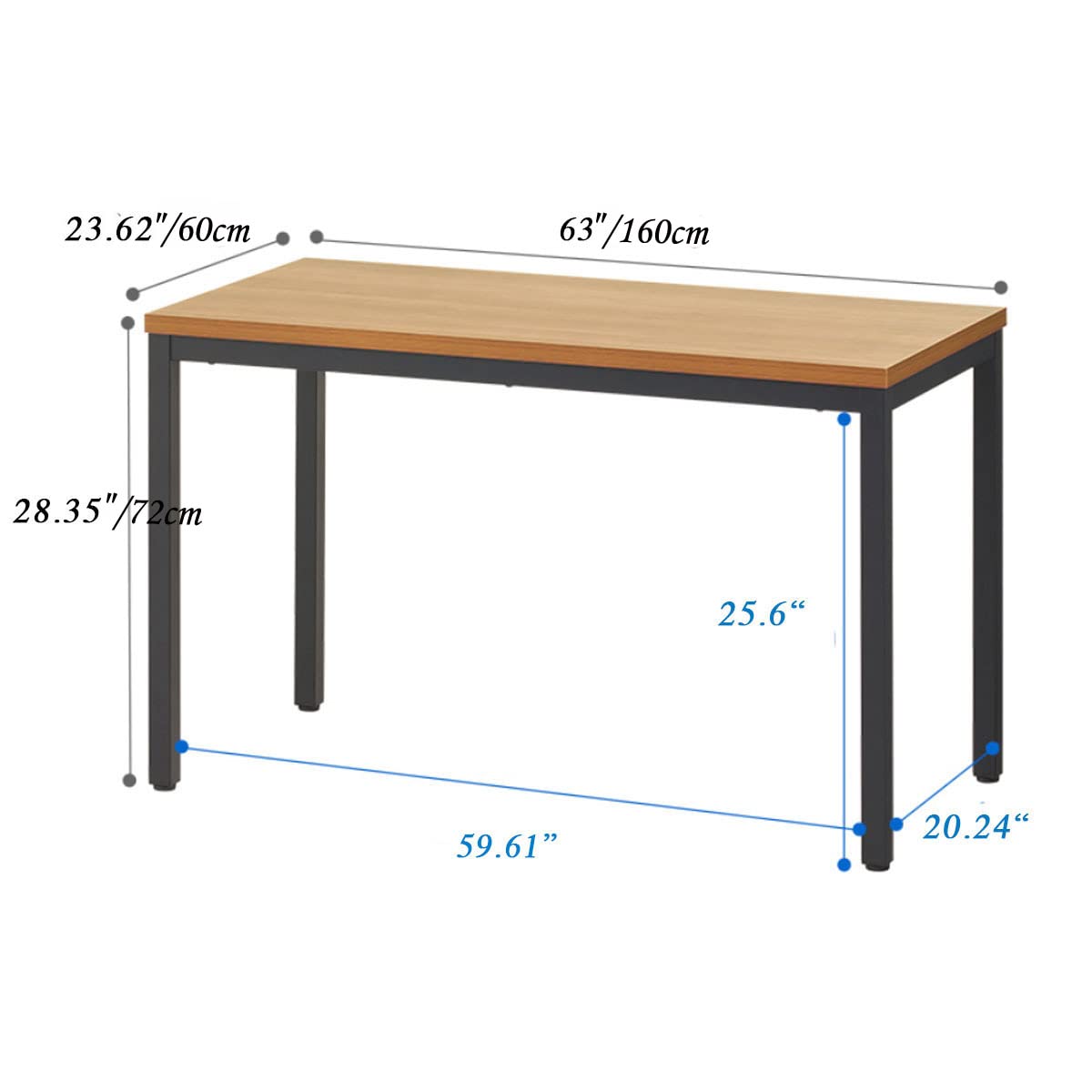 Amazon | BIBOC パソコンデスク pcデスク ミーティングテーブル 幅
