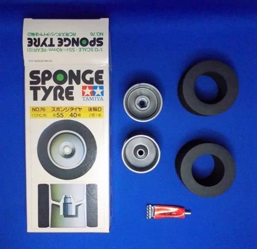 Amazon | 小鹿タミヤ 1/12 RC用スポンジタイヤ後輪D NO.76
