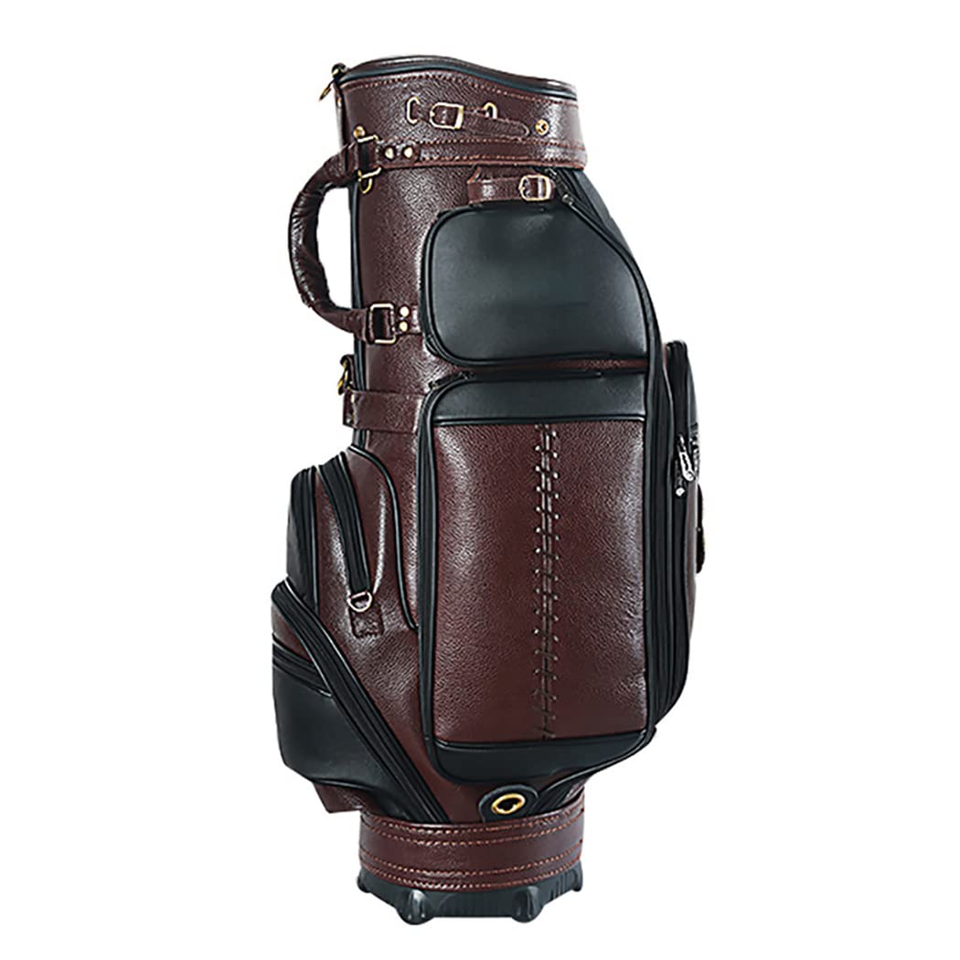 Amazon | メンズゴルフクラブバッグ、5ウェイディバイダー付きヘビー