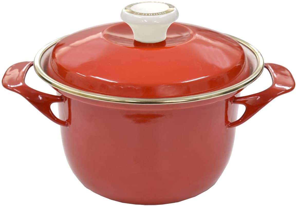 Amazon｜富士ホーロー EXシリーズ 16cmココット スカーレット｜両手鍋