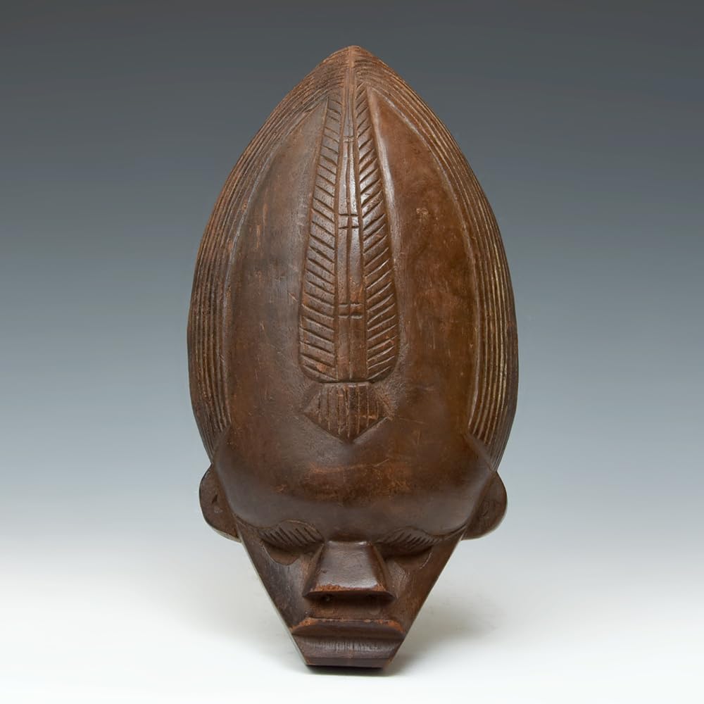 アフリカ ブワ族 お面 木彫り 民族工芸 マスク 壁掛け 【公式通販】