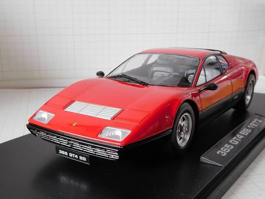 Amazon.co.jp: KK-Scale 1/18 Ferrari 365 GT4/ BB 1973 Red : Hobbies