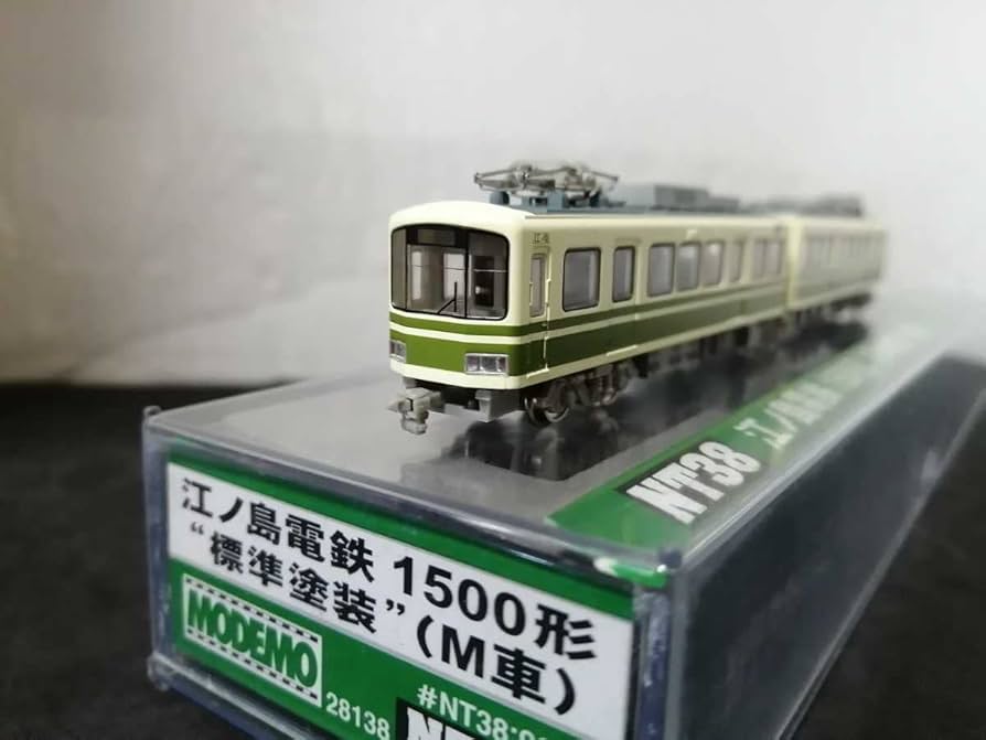 Amazon.co.jp: MODEMO モデモ NT38 江ノ島電鉄 江ノ電 1500形 標準塗装