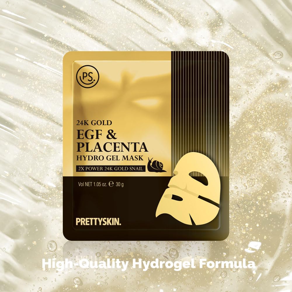 Amazon.co.jp: PRETTYSKIN 24Kゴールド スネイルEGF＆プラセンタ配合