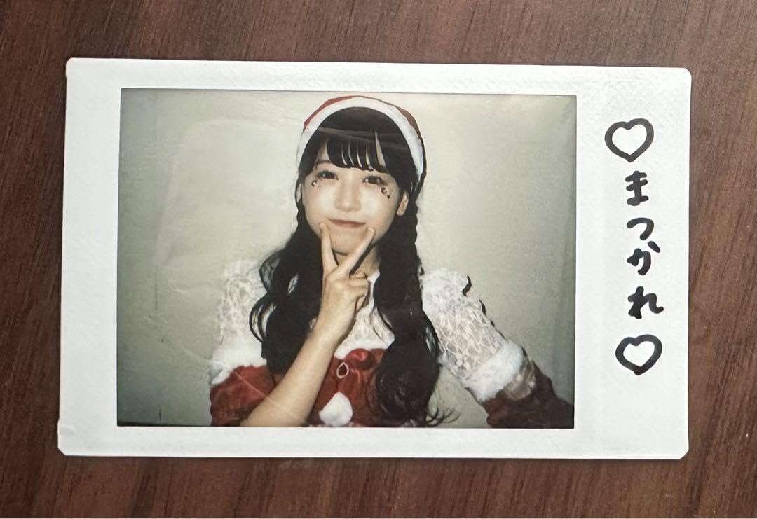 松本かれん ソロチェキ FRUITSZIPPER 松本かれん 2025生誕ruffle 直筆