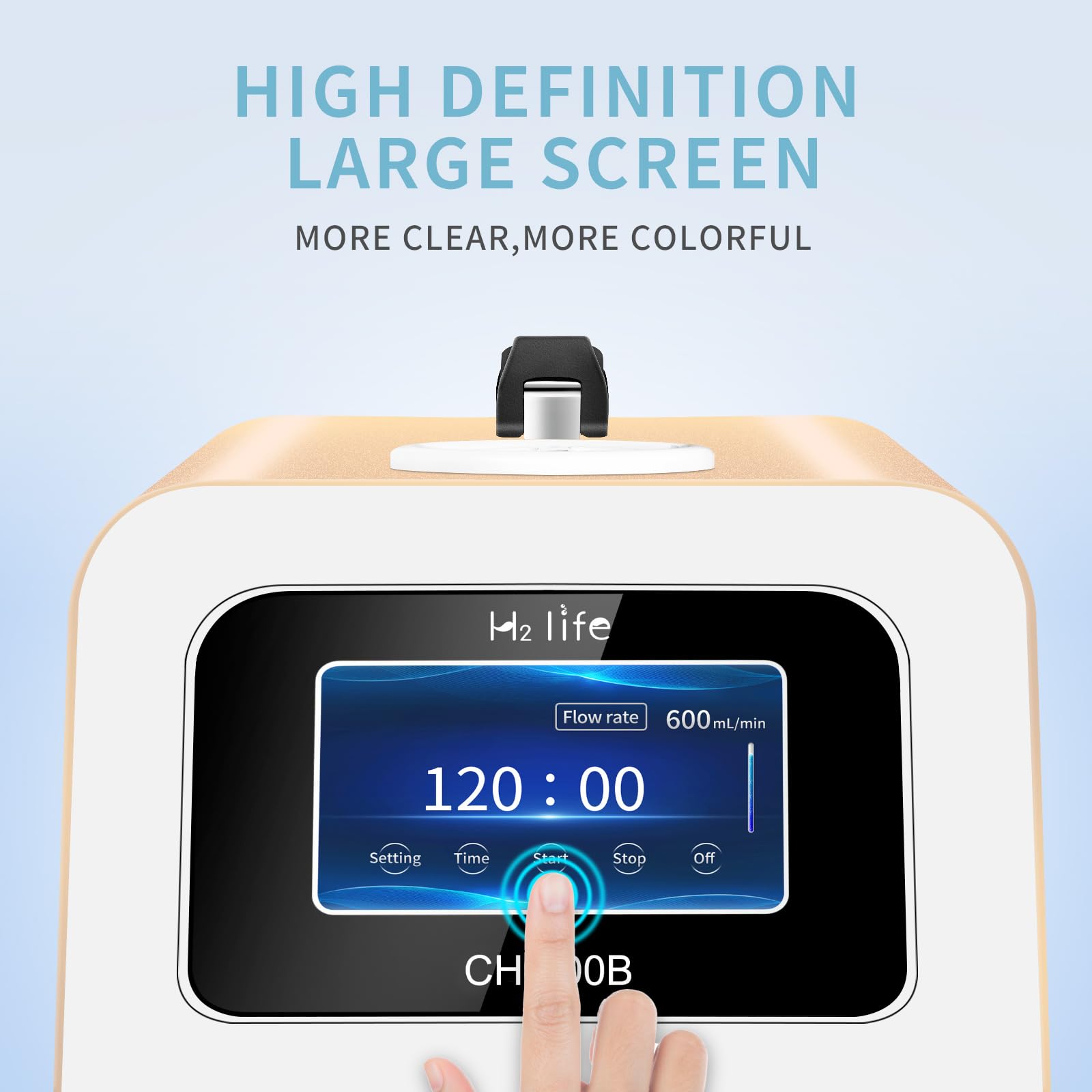 Amazon | H2 Life 水素吸入器 水素発生器量300ml／分 99.99％高純度H2